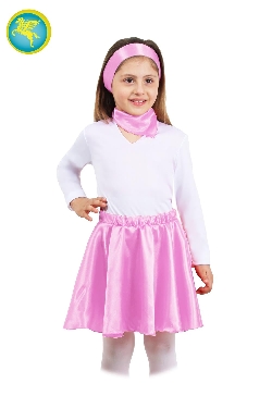 SET ANNI 50 ROSA BAMBINA di RASO